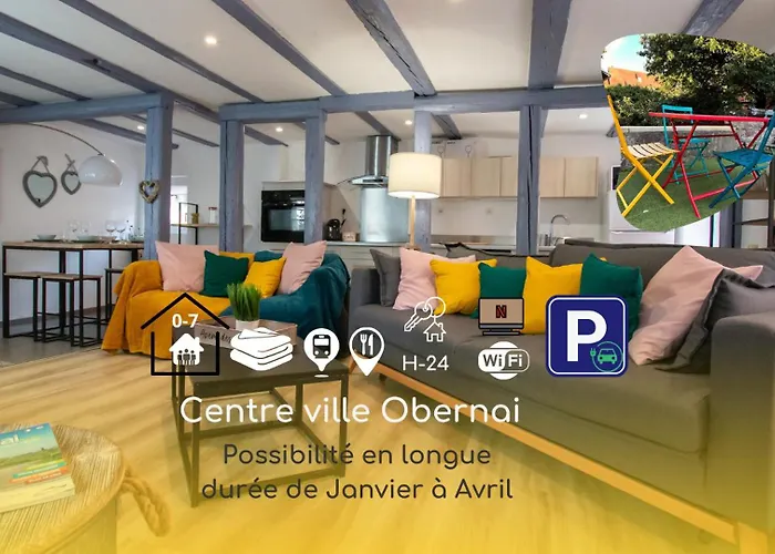 Le Nid Cosy D\'Obernai /2Min Centre Ville/Parking