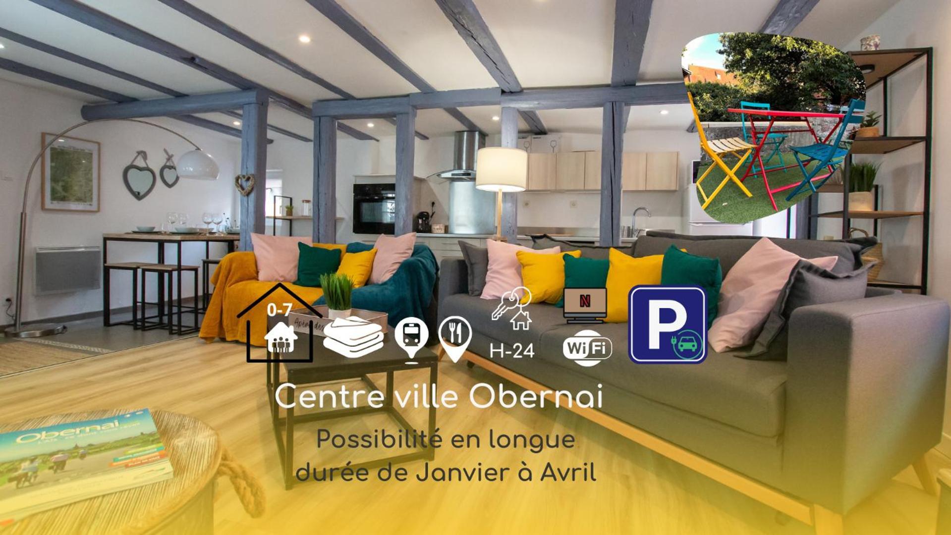 Le Nid Cosy D'obernai /2min Centre Ville/parking Holiday home Obernai